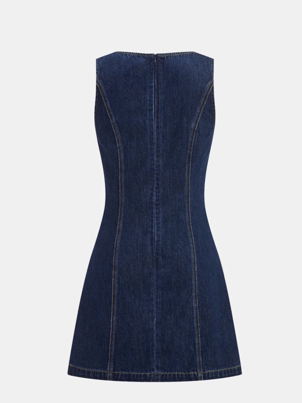 Commense Metal Detail Denim Sleeveless Mini Dress - XL - Picture 4 of 13